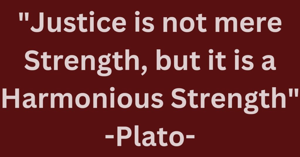 Plato's Ideal Society and Justice