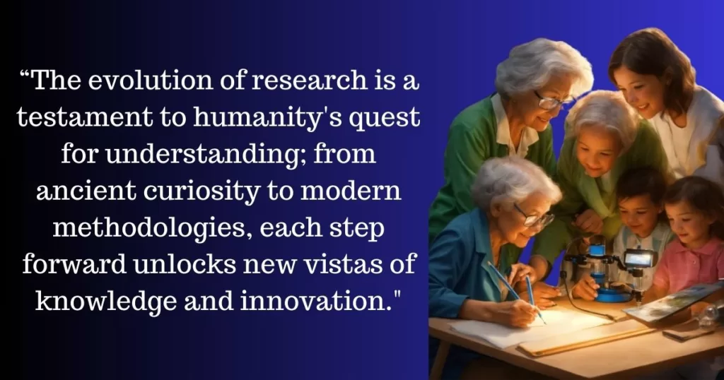 Evolution of Research